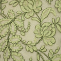Light Green Floral French Corded Lace - Rex Fabrics