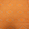 Orange Diamond Abstract Cotton Lace - Rex Fabrics