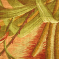 Earls Green Abstract Floral Synthetic Fabric - Rex Fabrics