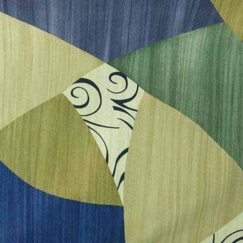 Multicolored Geometric Synthetic Fabric - Rex Fabrics