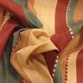 Multicolored Striped Synthetic Fabric - Rex Fabrics