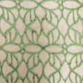 Light Green Embroidered Abstract Decorative Organza - Rex Fabrics