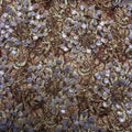 Multicolored Floral Heavily Bugle Beaded Embroidered Fabric - Rex Fabrics