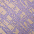 Purple Abstract Embroidered Tulle Fabric - Rex Fabrics