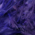 Midnight Purple Feathered Embroidered Fashion Fabric - Rex Fabrics