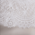 Ivory French Floral Corded Lace Trim - Rex Fabrics