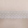 White Floral Lace Trim - Rex Fabrics