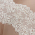 White French Chantilly Lace Trim - Rex Fabrics