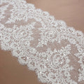 White French Corded Sequin Lace Trim - Rex Fabrics
