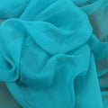 Blue Crush Silk Chiffon - Rex Fabrics
