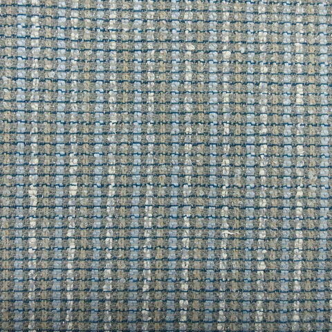 Blue Grey Lurex Tweed/ Boucle - Rex Fabrics