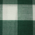 Cardic Green and White Gingham Cotton Blended Broadcloth - Rex Fabrics