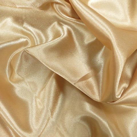 Gold Polyester Crepe Back Satin - Rex Fabrics