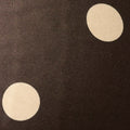Ivory Polka Dots on Black Silk Blend - Rex Fabrics