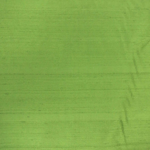 Lime Dupioni/Shantung Raw Silk - Rex Fabrics