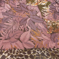 Multicolored Animal Print and Floral Printed Polyester Chiffon Fabric - Rex Fabrics