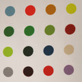 Multicolored Polka Dots on White Silk - Rex Fabrics