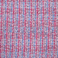 Pink and Light Blue Textured Tweed Boucle Fabric - Rex Fabrics