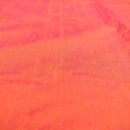 Red and Orange Iridescent Dupioni/Shantung Raw Silk - Rex Fabrics