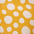 White Dotted on Yellow Silk - Rex Fabrics