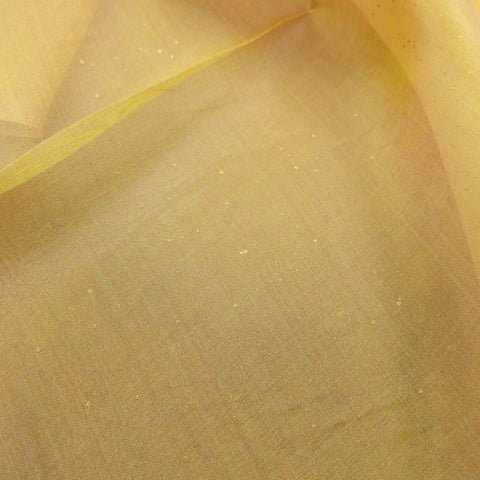 Yellow Iridescent Silk Chiffon - Rex Fabrics