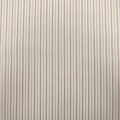Cream, Taupe and Terracotta Striped 100% Fine Cotton Fabric - Rex Fabrics