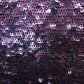 Eggplant Purple Sequin on Black Tulle Ground - Rex Fabrics
