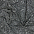 Gunmetal Gray Sequin On Georgette Ground - Rex Fabrics