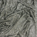 Silver Grey Sequin On Georgette Ground - Rex Fabrics