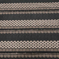 Black Geometric Guipure Lace Fabric - Rex Fabrics