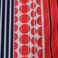 Red Multi Patterned Printed Polyester - Rex Fabrics