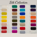 Sunset Papaya Solid 54" Wide Silk Charmeuse Fabric 19mm - Rex Fabrics