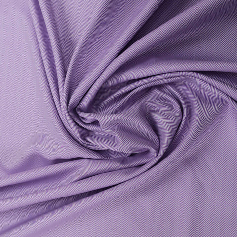 Soktas English Violet and Manatee Herringbone Finest Cotton Fabric - Rex Fabrics