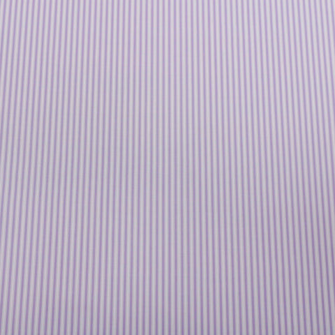 Soktas Heliotrope Gray and White Striped Finest Cotton Fabric - Rex Fabrics