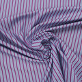 Soktas Old Mauve with UCLA Blue Multi-Striped Finest Cotton Fabric - Rex Fabrics