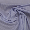 Soktas Roman Silver and White Striped Finest Cotton Fabric - Rex Fabrics
