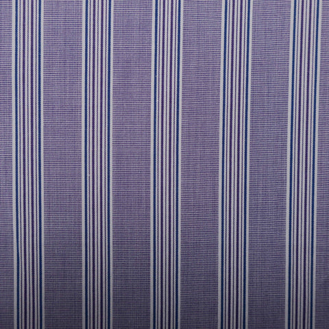 Soktas Shades of Blue Multi-Striped Finest Cotton Fabric - Rex Fabrics