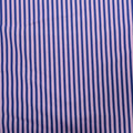 Soktas St. Patricks Blue and White Striped Finest Cotton Fabric - Rex Fabrics