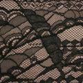 Black Abstract Vintage Solstiss Lace - Rex Fabrics