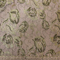Black and Gold Floral with Bronze Beaded Solstiss Vintage Lace - Rex Fabrics