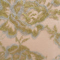 Gold and Silver Floral Metallic Solstiss Vintage Lace - Rex Fabrics