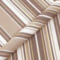 Sunbrella® Awning Stripe 4817‑0000 Westfield Mushroom 46" Fabric - Rex Fabrics