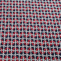 Boucle Multicolored White, Navy Blue and Red Fabric - Rex Fabrics