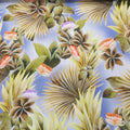 Multi-Colored Garden Floral Printed Silk - Rex Fabrics
