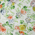 Multi-Colored Heavily Floral Printed Silk - Rex Fabrics
