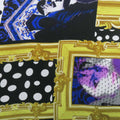 Multi-Colored Heavily Patterned Printed Silk - Rex Fabrics