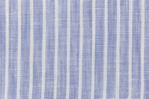 Capri sport Light Blue W/White Stripes Shirting - Rex Fabrics